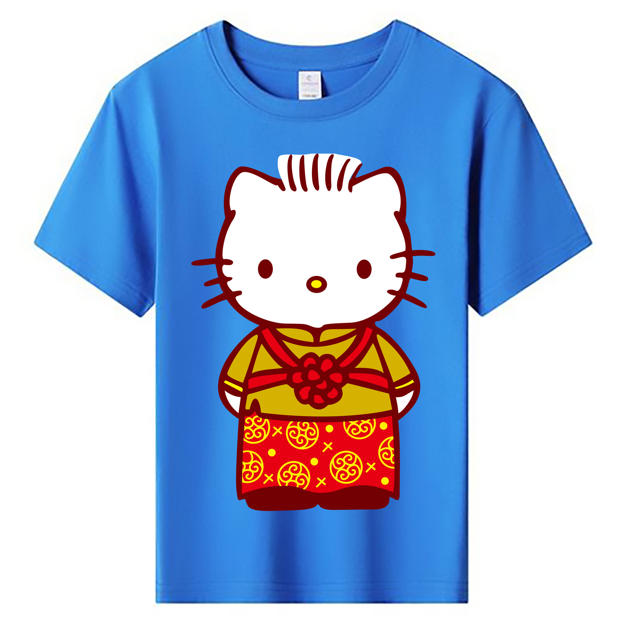 （画像用） Hello Kitty ハローキティ 綿100％キッズTシャツ（フロントプリント）